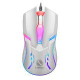 Mouse Gamer com fio USB Li Magnesium S1 E-Sports Luminous