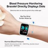Smart Watch Bluetooth Unissex com marcador de frequência cardíaca, pressão e oxigenação.